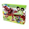 Kazi KY98003 98003 non  KHỦNG LONG BẠO CHÚA ĐỎ VÀ XE MÁY bộ đồ chơi xếp lắp ráp ghép mô hình Jurassic World Thế Giới Khủng Long 247 khối