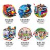 PanlosBrick 692001 Panlos Brick 692001 non  ĐUA XE ĐỘNG 3D bộ đồ chơi xếp lắp ráp ghép mô hình Paradise Thiên Đường 108 khối