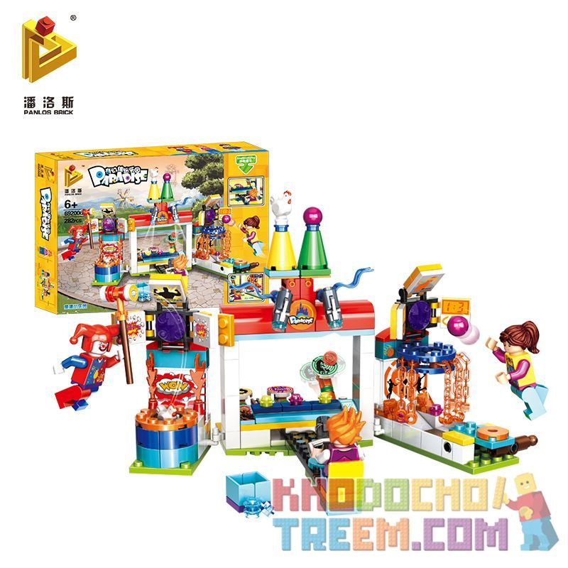 PanlosBrick - Panlos Brick 692006 Xếp hình kiểu Lego PARADISE Wonderland Children's Playground Công Viên Vui Chơi Dành Cho Trẻ Em 293 khối