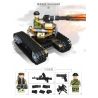 PanlosBrick 635009 Panlos Brick 635009 non  PHÁO TỰ HÀNH THEO DÕI bộ đồ chơi xếp lắp ráp ghép mô hình Gun Strike GUNSTRIKE Đấu Súng 263 khối