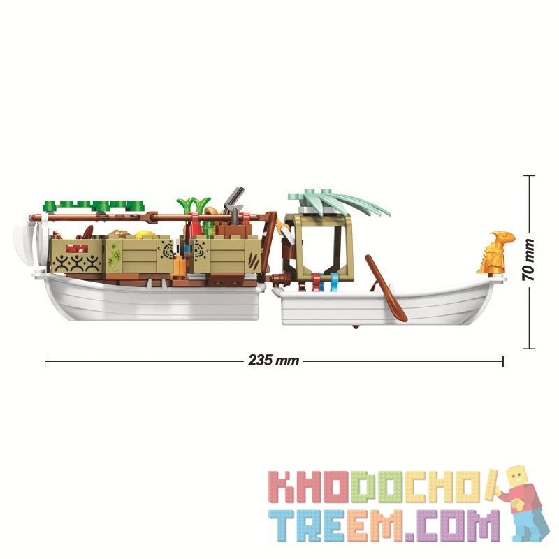 Winner 8048 non  HORDE CUNG CẤP TÀU bộ đồ chơi xếp lắp ráp ghép mô hình Jurassic World DINOSAUR TRIBE SUPPLY SHIP Thế Giới Khủng Long 272 khối