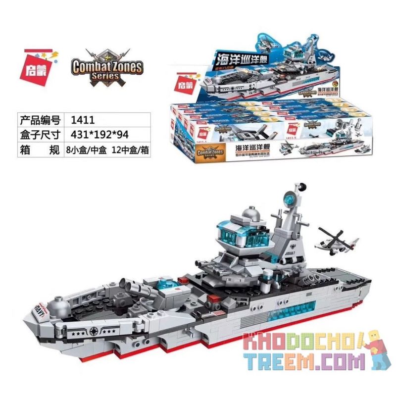 Enlighten 1411 Qman 1411 Xếp hình kiểu Lego MILITARY ARMY Combat Zones Series Marine Cruiser Ocean Cruiser 8 Deformation Eight Ocean Cruiser 8 Biến Thể Tám Phù Hợp Enlighten 1411 Qman 1411 Xếp hình kiểu Lego MILITARY ARMY Combat Zones Series Marine Cruiser Ocean Cruiser 8 Deformation Eight Ocean Cruiser 8 Biến Thể Tám Phù Hợp