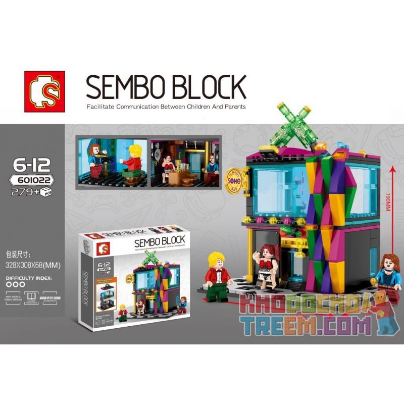 SHENG YUAN SY 601022 Xếp hình kiểu Lego MINI MODULAR Nightclub câu lạc bộ đêm 279 khối SHENG YUAN SY 601022 Xếp hình kiểu Lego MINI MODULAR Nightclub câu lạc bộ đêm 279 khối