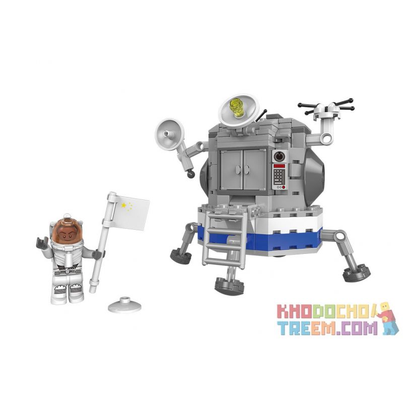 XINGBAO XB-16001 16001 XB16001 non Lego HẠ CÁNH LÊN MẶT TRĂNG bộ đồ chơi xếp lắp ráp ghép mô hình Space Exploration Thám Hiểm Không Gian 236 khối