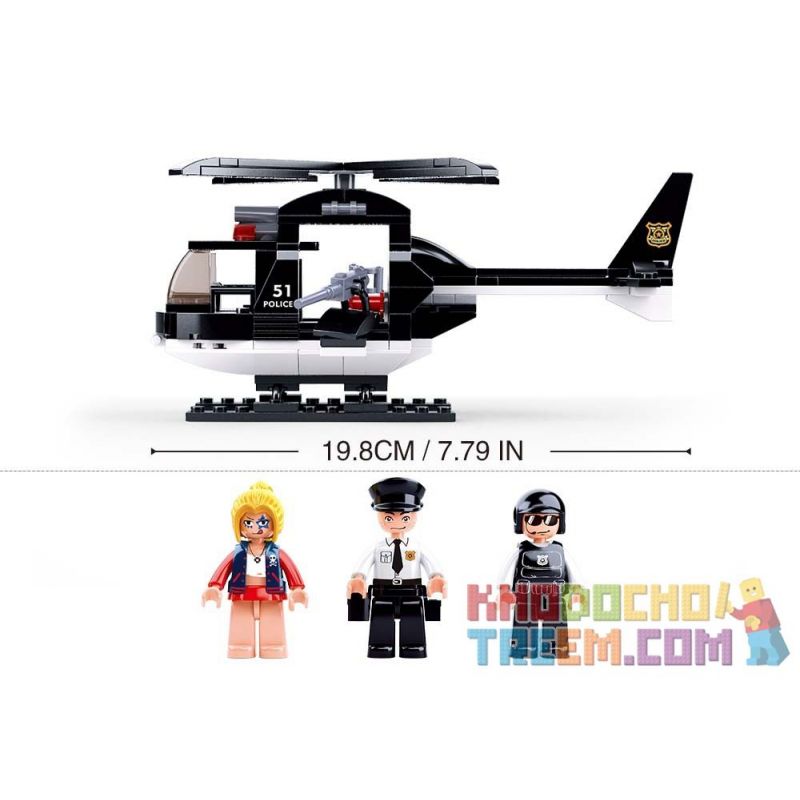 SLUBAN M38-B0651 B0651 0651 M38B0651 38-B0651 non  TRỰC THĂNG TẤN CÔNG CẢNH SÁT bộ đồ chơi xếp lắp ráp ghép mô hình Police ASSAULT HELICOPTER 221 khối SLUBAN M38-B0651 B0651 0651 M38B0651 38-B0651 non  TRỰC THĂNG TẤN CÔNG CẢNH SÁT bộ đồ chơi xếp lắp ráp ghép mô hình Police ASSAULT HELICOPTER 221 khối