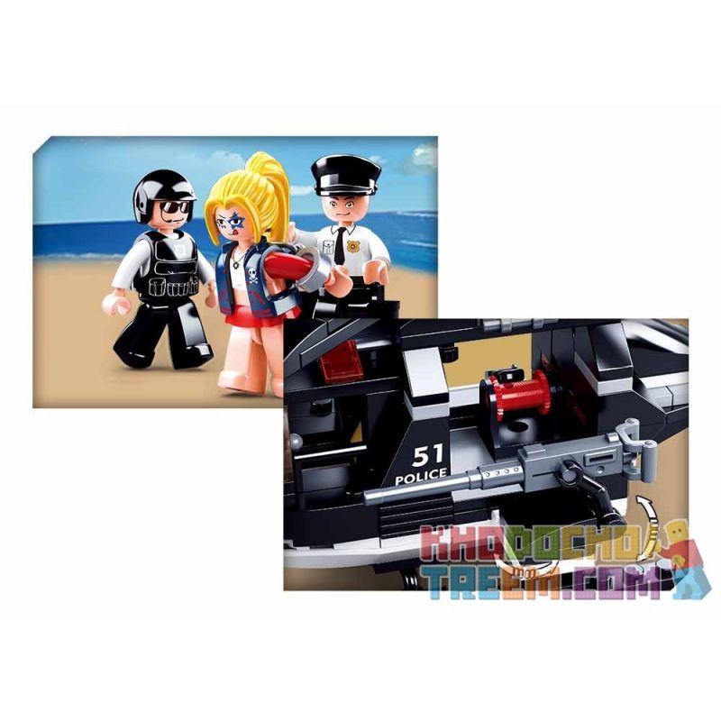 SLUBAN M38-B0651 B0651 0651 M38B0651 38-B0651 non  TRỰC THĂNG TẤN CÔNG CẢNH SÁT bộ đồ chơi xếp lắp ráp ghép mô hình Police ASSAULT HELICOPTER 221 khối SLUBAN M38-B0651 B0651 0651 M38B0651 38-B0651 non  TRỰC THĂNG TẤN CÔNG CẢNH SÁT bộ đồ chơi xếp lắp ráp ghép mô hình Police ASSAULT HELICOPTER 221 khối