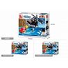SLUBAN M38-B0651 B0651 0651 M38B0651 38-B0651 non  TRỰC THĂNG TẤN CÔNG CẢNH SÁT bộ đồ chơi xếp lắp ráp ghép mô hình Police ASSAULT HELICOPTER 221 khối