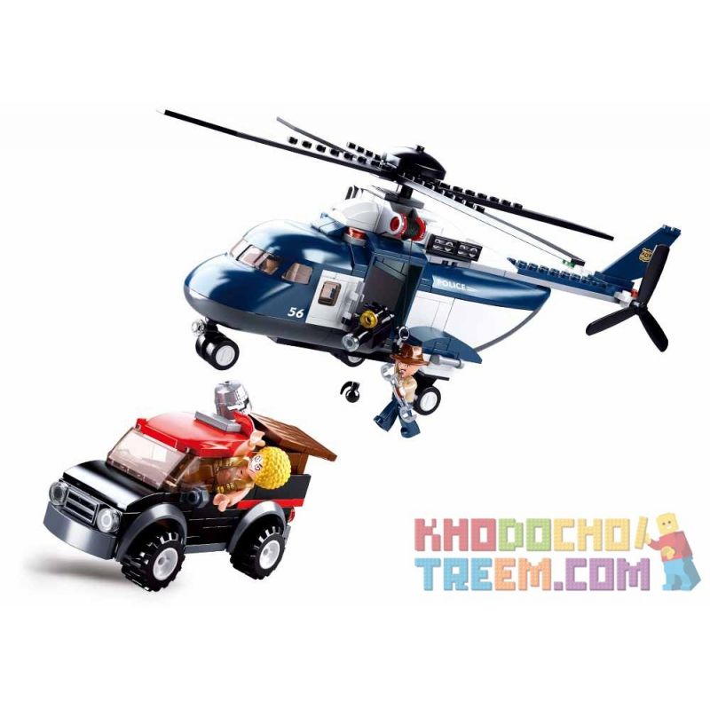 SLUBAN M38-B0656 B0656 0656 M38B0656 38-B0656 Xếp hình kiểu Lego Police Potorcraft All Police Dispatched Police Rotor Helicopter Trực Thăng Cánh Quạt Cảnh Sát 285 khối SLUBAN M38-B0656 B0656 0656 M38B0656 38-B0656 Xếp hình kiểu Lego Police Potorcraft All Police Dispatched Police Rotor Helicopter Trực Thăng Cánh Quạt Cảnh Sát 285 khối