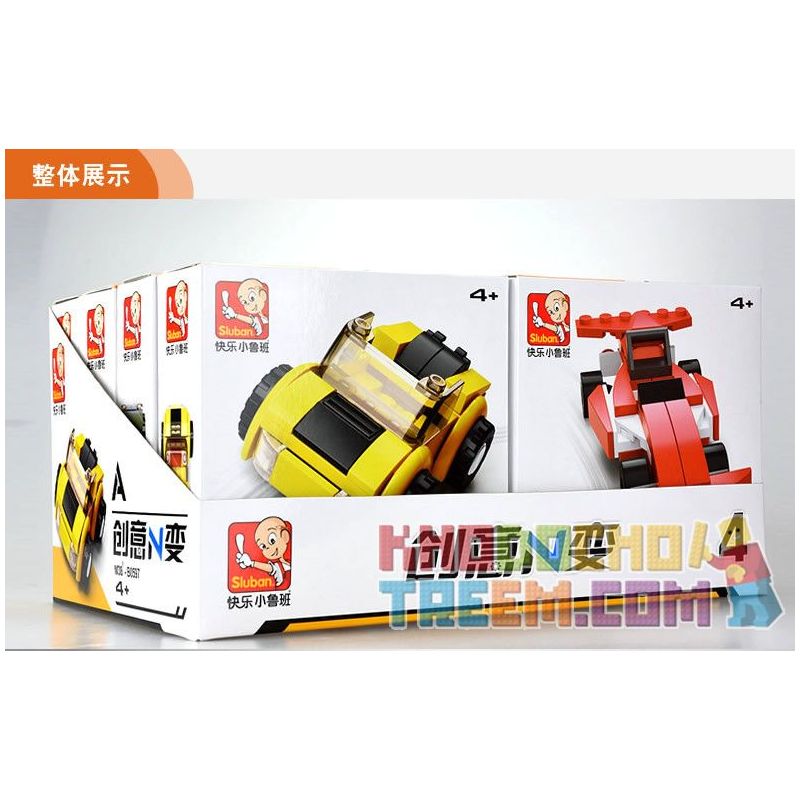 SLUBAN M38 non  XE THỂ THAO MUI TRẦN 4 MÀU VÀNG ĐỊA HÌNH XANH ĐẦU KÉO ĐUA F3 ĐỎ bộ đồ chơi xếp lắp ráp ghép mô hình Creator Sáng Tạo 196 khối SLUBAN M38 non  XE THỂ THAO MUI TRẦN 4 MÀU VÀNG ĐỊA HÌNH XANH ĐẦU KÉO ĐUA F3 ĐỎ bộ đồ chơi xếp lắp ráp ghép mô hình Creator Sáng Tạo 196 khối