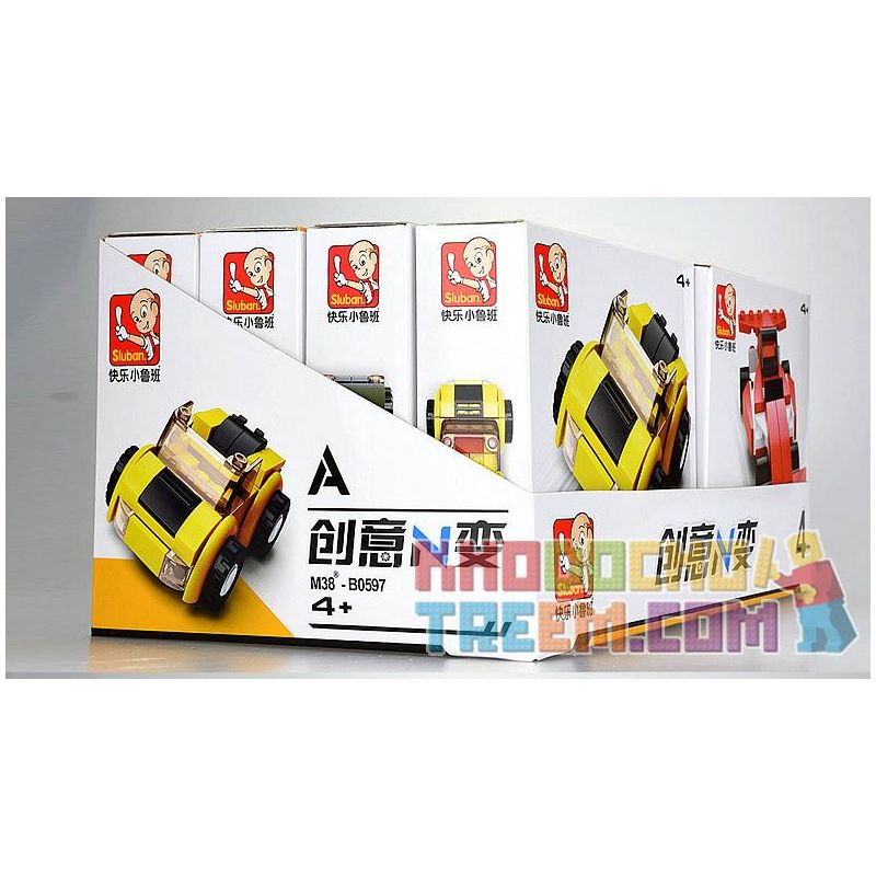 SLUBAN M38 non  XE THỂ THAO MUI TRẦN 4 MÀU VÀNG ĐỊA HÌNH XANH ĐẦU KÉO ĐUA F3 ĐỎ bộ đồ chơi xếp lắp ráp ghép mô hình Creator Sáng Tạo 196 khối SLUBAN M38 non  XE THỂ THAO MUI TRẦN 4 MÀU VÀNG ĐỊA HÌNH XANH ĐẦU KÉO ĐUA F3 ĐỎ bộ đồ chơi xếp lắp ráp ghép mô hình Creator Sáng Tạo 196 khối