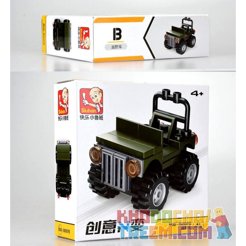 SLUBAN M38 non  XE THỂ THAO MUI TRẦN 4 MÀU VÀNG ĐỊA HÌNH XANH ĐẦU KÉO ĐUA F3 ĐỎ bộ đồ chơi xếp lắp ráp ghép mô hình Creator Sáng Tạo 196 khối SLUBAN M38 non  XE THỂ THAO MUI TRẦN 4 MÀU VÀNG ĐỊA HÌNH XANH ĐẦU KÉO ĐUA F3 ĐỎ bộ đồ chơi xếp lắp ráp ghép mô hình Creator Sáng Tạo 196 khối
