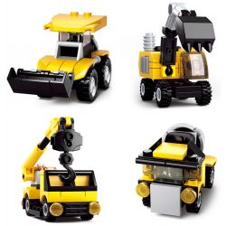 SLUBAN M38 non  4 LOẠI XE KỸ THUẬT MÁY ỦI XÚC CẨU TRỘN bộ đồ chơi xếp lắp ráp ghép mô hình Creator Sáng Tạo 161 khối SLUBAN M38 non  4 LOẠI XE KỸ THUẬT MÁY ỦI XÚC CẨU TRỘN bộ đồ chơi xếp lắp ráp ghép mô hình Creator Sáng Tạo 161 khối