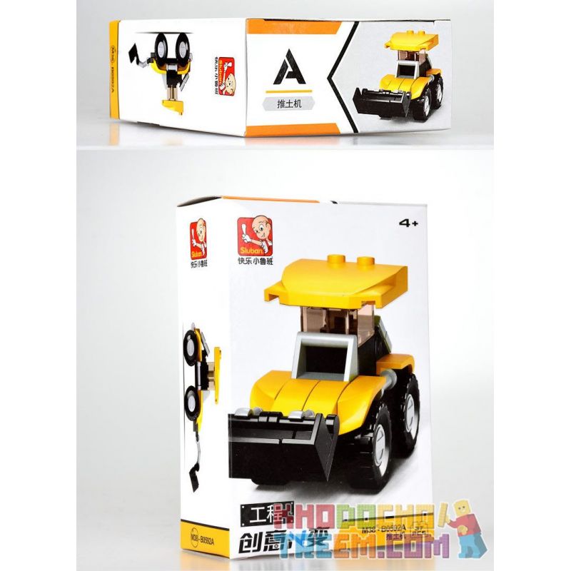 SLUBAN M38 non  4 LOẠI XE KỸ THUẬT MÁY ỦI XÚC CẨU TRỘN bộ đồ chơi xếp lắp ráp ghép mô hình Creator Sáng Tạo 161 khối SLUBAN M38 non  4 LOẠI XE KỸ THUẬT MÁY ỦI XÚC CẨU TRỘN bộ đồ chơi xếp lắp ráp ghép mô hình Creator Sáng Tạo 161 khối