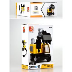 SLUBAN M38 non  4 LOẠI XE KỸ THUẬT MÁY ỦI XÚC CẨU TRỘN bộ đồ chơi xếp lắp ráp ghép mô hình Creator Sáng Tạo 161 khối SLUBAN M38 non  4 LOẠI XE KỸ THUẬT MÁY ỦI XÚC CẨU TRỘN bộ đồ chơi xếp lắp ráp ghép mô hình Creator Sáng Tạo 161 khối