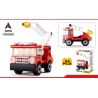 SLUBAN M38 non  4 LOẠI XE CỨU HỎA bộ đồ chơi xếp lắp ráp ghép mô hình Creator Sáng Tạo 138 khối