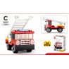 SLUBAN M38 non  4 LOẠI XE CỨU HỎA bộ đồ chơi xếp lắp ráp ghép mô hình Creator Sáng Tạo 138 khối