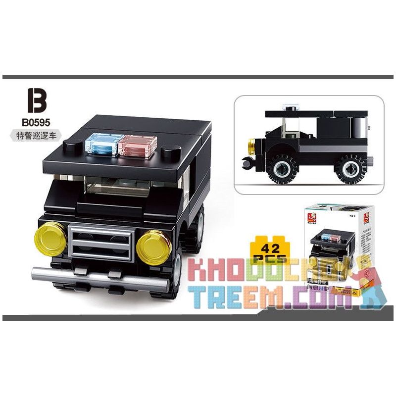 SLUBAN M38 non  CẢNH SÁT ĐẶC NHIỆM CHỐNG CHÁY NỔ 4 TRỰC THĂNG TUẦN TRA XE BỌC THÉP TẤN CÔNG bộ đồ chơi xếp lắp ráp ghép mô hình Creator Sáng Tạo 163 khối