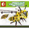 SEMBO 703200 non  CON ONG bộ đồ chơi xếp lắp ráp ghép mô hình  TECHNIQUE HONEYBEE Kỹ Thuật Công Nghệ Cao Mô Hình Phương Tiện 236 khối