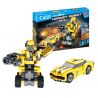 DOUBLEE CADA C52020 52020 non  ROBOT ONG BẮP CÀY QUAY LẠI bộ đồ chơi xếp lắp ráp ghép mô hình Transformers HORNET ROBOT Robot Đại Chiến Người Máy Biến Hình 267 khối