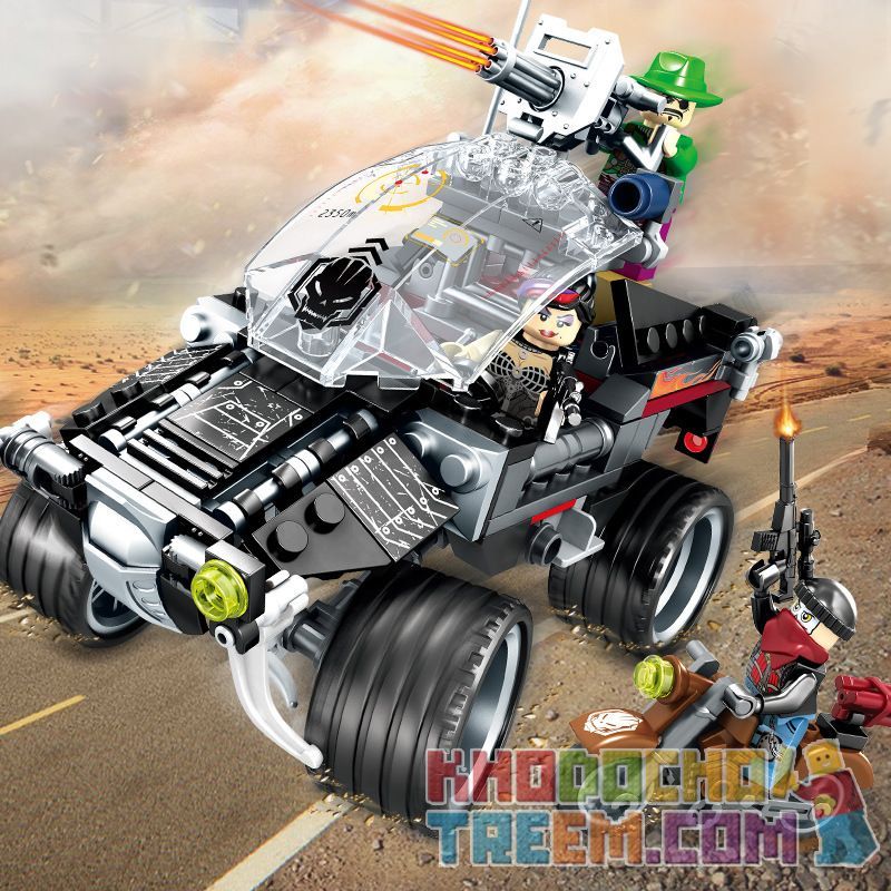 SEMBO 11677 Xếp hình kiểu Lego BLACK GOLD Black Plan Wild Boar Assault Tấn Công Lợn Rừng 284 khối SEMBO 11677 Xếp hình kiểu Lego BLACK GOLD Black Plan Wild Boar Assault Tấn Công Lợn Rừng 284 khối