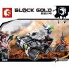 SEMBO 11677 non  TẤN CÔNG LỢN RỪNG bộ đồ chơi xếp lắp ráp ghép mô hình Black Gold Cuộc Chiến Vàng Đen 284 khối