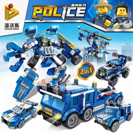 PanlosBrick 681002A 681002B 681002C 681002D Panlos Brick 681002A 681002B 681002C 681002D non  MÁY BAY TUẦN TRA RỪNG XE ĐỊA HÌNH HUMMER CẢNH SÁT bộ đồ chơi xếp lắp ráp ghép mô hình Police 155 khối
