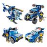 PanlosBrick 681002A 681002B 681002C 681002D Panlos Brick 681002A 681002B 681002C 681002D non  MÁY BAY TUẦN TRA RỪNG XE ĐỊA HÌNH HUMMER CẢNH SÁT bộ đồ chơi xếp lắp ráp ghép mô hình Police 155 khối