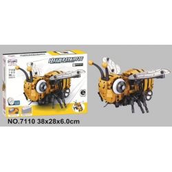Winner 7110 Xếp hình kiểu Lego TECHNIC Honeybee Electric Technology Assembly Con Ong Nhỏ 285 khối có động cơ pin