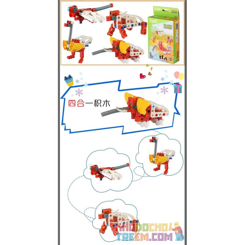 DOUBLEE CADA C53004 53004 non  SÁNG TẠO bộ đồ chơi xếp lắp ráp ghép mô hình  CREATOR Kỹ Thuật Công Nghệ Cao Mô Hình Phương Tiện 50 khối