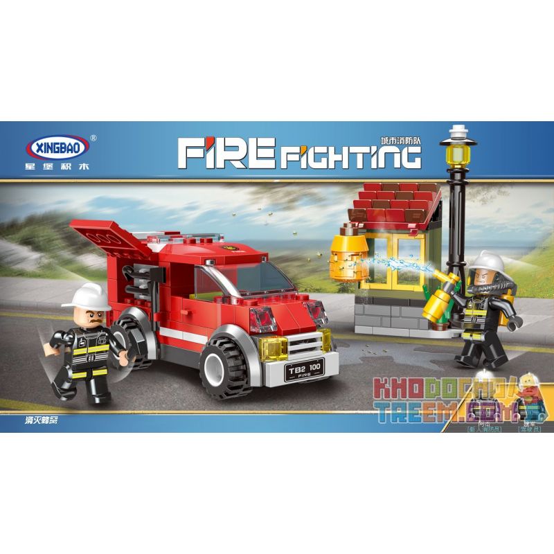XINGBAO XB-14001 14001 XB14001 non  LOẠI BỎ TỔ ONG bộ đồ chơi xếp lắp ráp ghép mô hình Fire Rescure FIRE FIGHTING EXTERMINATE THE HONEYCOMB Cứu Hỏa 218 khối XINGBAO XB-14001 14001 XB14001 non  LOẠI BỎ TỔ ONG bộ đồ chơi xếp lắp ráp ghép mô hình Fire Rescure FIRE FIGHTING EXTERMINATE THE HONEYCOMB Cứu Hỏa 218 khối