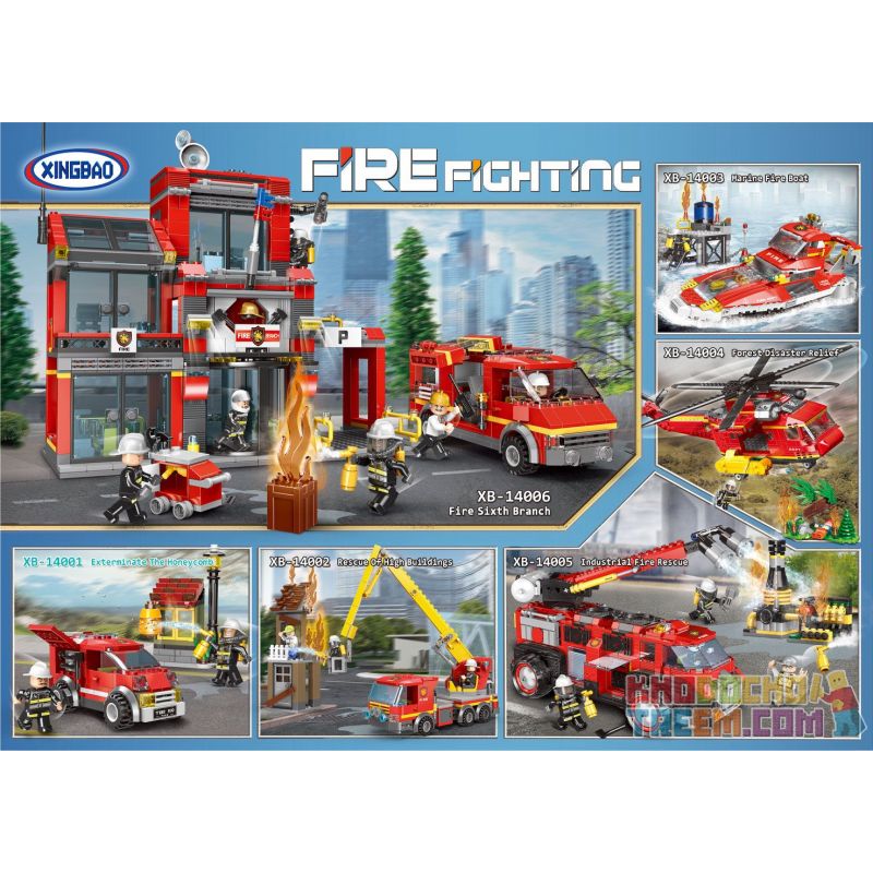 XINGBAO XB-14001 14001 XB14001 non  LOẠI BỎ TỔ ONG bộ đồ chơi xếp lắp ráp ghép mô hình Fire Rescure FIRE FIGHTING EXTERMINATE THE HONEYCOMB Cứu Hỏa 218 khối XINGBAO XB-14001 14001 XB14001 non  LOẠI BỎ TỔ ONG bộ đồ chơi xếp lắp ráp ghép mô hình Fire Rescure FIRE FIGHTING EXTERMINATE THE HONEYCOMB Cứu Hỏa 218 khối