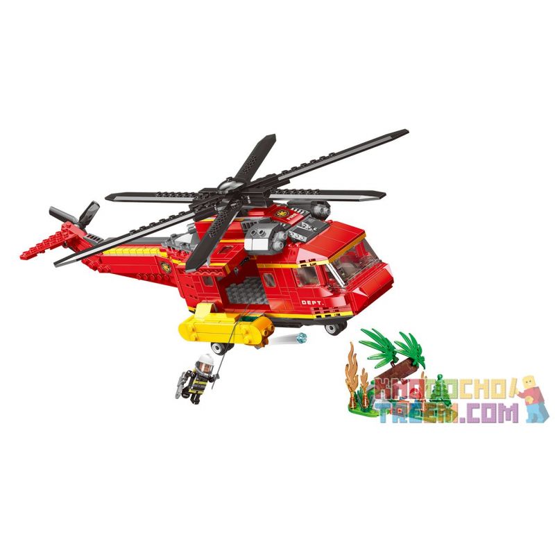 XINGBAO XB-14004 14004 XB14004 Xếp hình kiểu Lego FIRE RESCURE Fire Fighting Forest Disaster Relief City Fire Brigade Cứu Trợ Thảm Họa Rừng XINGBAO XB-14004 14004 XB14004 Xếp hình kiểu Lego FIRE RESCURE Fire Fighting Forest Disaster Relief City Fire Brigade Cứu Trợ Thảm Họa Rừng