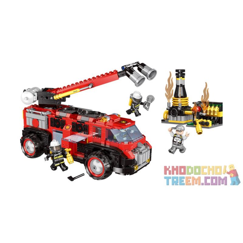 XINGBAO XB-14005 14005 XB14005 Xếp hình kiểu Lego FIRE RESCURE Industrial Fire Fighting Chữa cháy công nghiệp XINGBAO XB-14005 14005 XB14005 Xếp hình kiểu Lego FIRE RESCURE Industrial Fire Fighting Chữa cháy công nghiệp