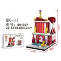 SEMBO 601027 non Lego CHẾ ĐỘ XEM PHỐ THU NHỎ SK-II bộ đồ chơi xếp lắp ráp ghép mô hình Mini Modular Đường Phố Thu Nhỏ 118 khối