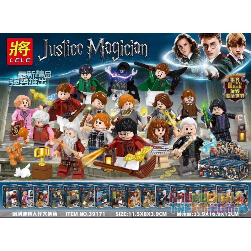 LELE 39171 Xếp hình kiểu Lego HARRY POTTER Harry Potter People Big Collection 16 Bộ Sưu Tập Harry Potter Minifigure 16 Mô Hình LELE 39171 Xếp hình kiểu Lego HARRY POTTER Harry Potter People Big Collection 16 Bộ Sưu Tập Harry Potter Minifigure 16 Mô Hình