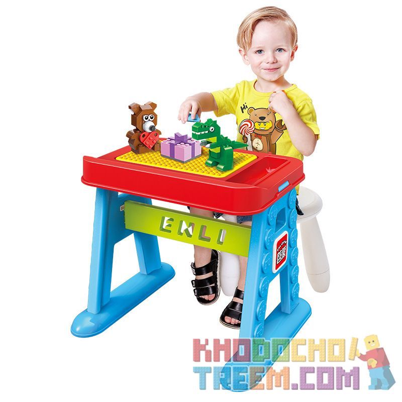 Enlighten 2904 Qman 2904 KEEPPLEY 2904 Xếp hình kiểu Lego CLASSIC Study Desk Bàn học Enlighten 2904 Qman 2904 KEEPPLEY 2904 Xếp hình kiểu Lego CLASSIC Study Desk Bàn học