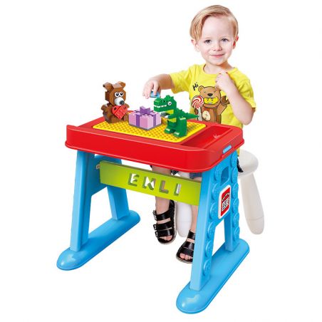 Enlighten 2904 Qman 2904 non  BÀN HỌC bộ đồ chơi xếp lắp ráp ghép mô hình Classic BUILD N LEARN BOX Cổ Điển