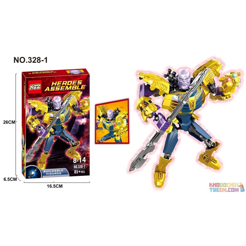XSZ KSZ 328-1 Xếp hình kiểu Lego TECHNIC Thanos 85 khối XSZ KSZ 328-1 Xếp hình kiểu Lego TECHNIC Thanos 85 khối
