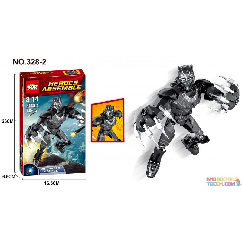 XSZ KSZ 328-2 Xếp hình kiểu Lego TECHNIC Panther Con beo 68 khối XSZ KSZ 328-2 Xếp hình kiểu Lego TECHNIC Panther Con beo 68 khối