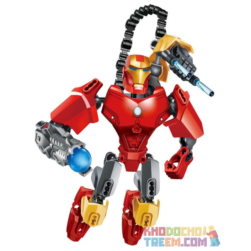 XSZ KSZ 507 Xếp hình kiểu Lego MARVEL SUPER HEROES Iron Man người Sắt 39 khối XSZ KSZ 507 Xếp hình kiểu Lego MARVEL SUPER HEROES Iron Man người Sắt 39 khối