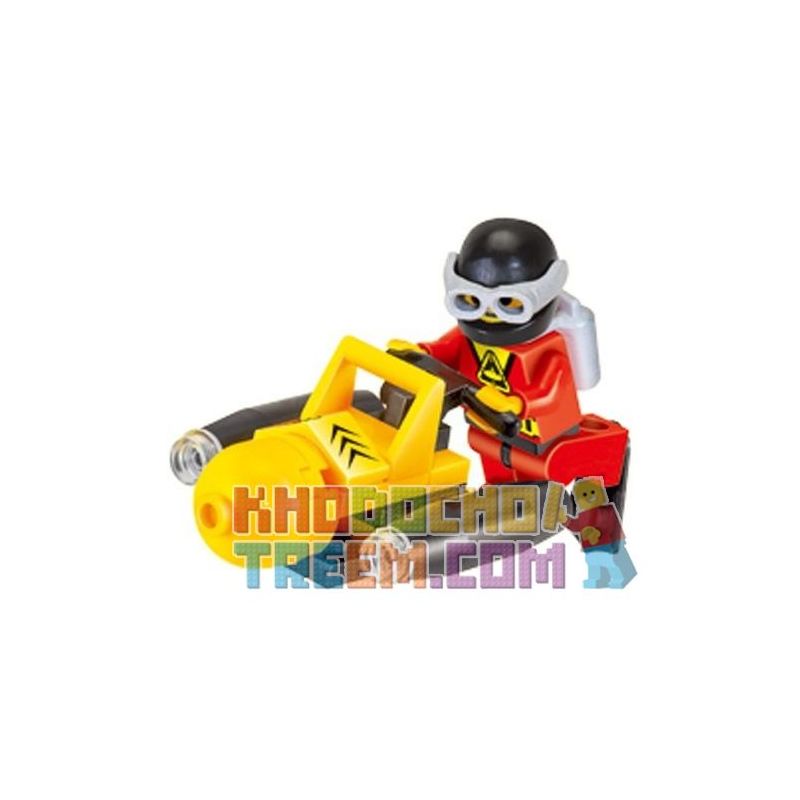 Enlighten 1210 Qman 1210 Xếp hình kiểu Lego CITY SuperPigboat Seabed Submarine Survey Khảo Sát đáy Biển 25 khối Enlighten 1210 Qman 1210 Xếp hình kiểu Lego CITY SuperPigboat Seabed Submarine Survey Khảo Sát đáy Biển 25 khối