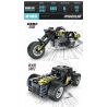 QIHUI 5801 non  XE MÔ TÔ HARLEY KÉO LẠI bộ đồ chơi xếp lắp ráp ghép mô hình  Kỹ Thuật Công Nghệ Cao Mô Hình Phương Tiện 183 khối