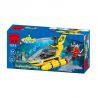Enlighten 1215 Qman 1215 non  THUYỀN NGẮM CÁ HEO bộ đồ chơi xếp lắp ráp ghép mô hình City SUPERPIGBOAT Thành Phố 100 khối