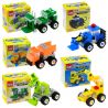 Enlighten 1216 1217 1218 1219 1220 Qman 1216 1217 1218 1219 1220 non  XE CÔNG TRÌNH MINI 5 CẦN CẨU VÀNG NÂNG XANH ỦI XÚC BEN CAM bộ đồ chơi xếp lắp ráp ghép mô hình Mini Modular ENGINEERING Đường Phố Thu Nhỏ 156 khối