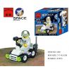 Enlighten 1203 Qman 1203 non  SAO HỎA ĐI BỘ bộ đồ chơi xếp lắp ráp ghép mô hình City SPACE Thành Phố 35 khối