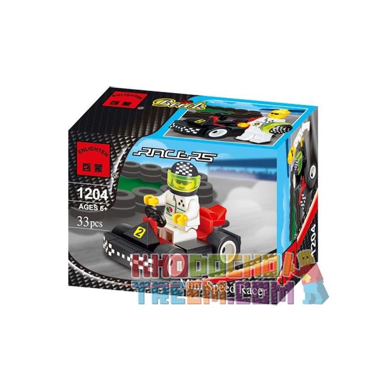 Enlighten 1204 Qman 1204 non  ĐUA XE KART bộ đồ chơi xếp lắp ráp ghép mô hình Speed Racer MINI SPEED RACER Đua Tốc Độ 33 khối Enlighten 1204 Qman 1204 non  ĐUA XE KART bộ đồ chơi xếp lắp ráp ghép mô hình Speed Racer MINI SPEED RACER Đua Tốc Độ 33 khối