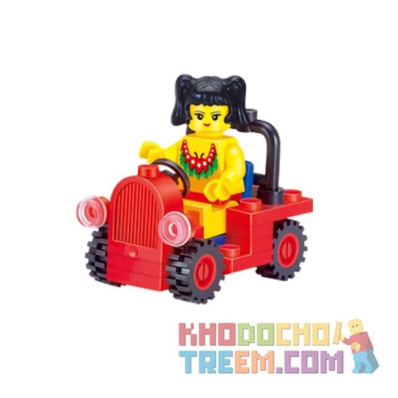 Enlighten 1205 Qman 1205 KEEPPLEY 1205 Xếp hình kiểu Lego FRIENDS Small Station Wagon Toa xe ga nhỏ 34 khối Enlighten 1205 Qman 1205 KEEPPLEY 1205 Xếp hình kiểu Lego FRIENDS Small Station Wagon Toa xe ga nhỏ 34 khối