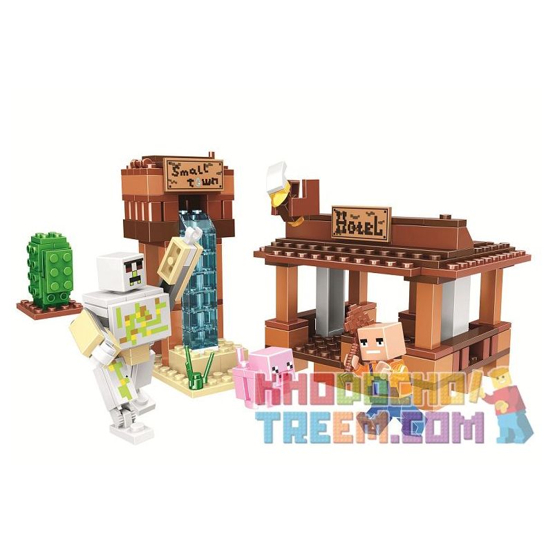 Bela 11133 Lari 11133 Xếp hình kiểu Lego MINECRAFT My World Scenes Cảnh 203 khối Bela 11133 Lari 11133 Xếp hình kiểu Lego MINECRAFT My World Scenes Cảnh 203 khối