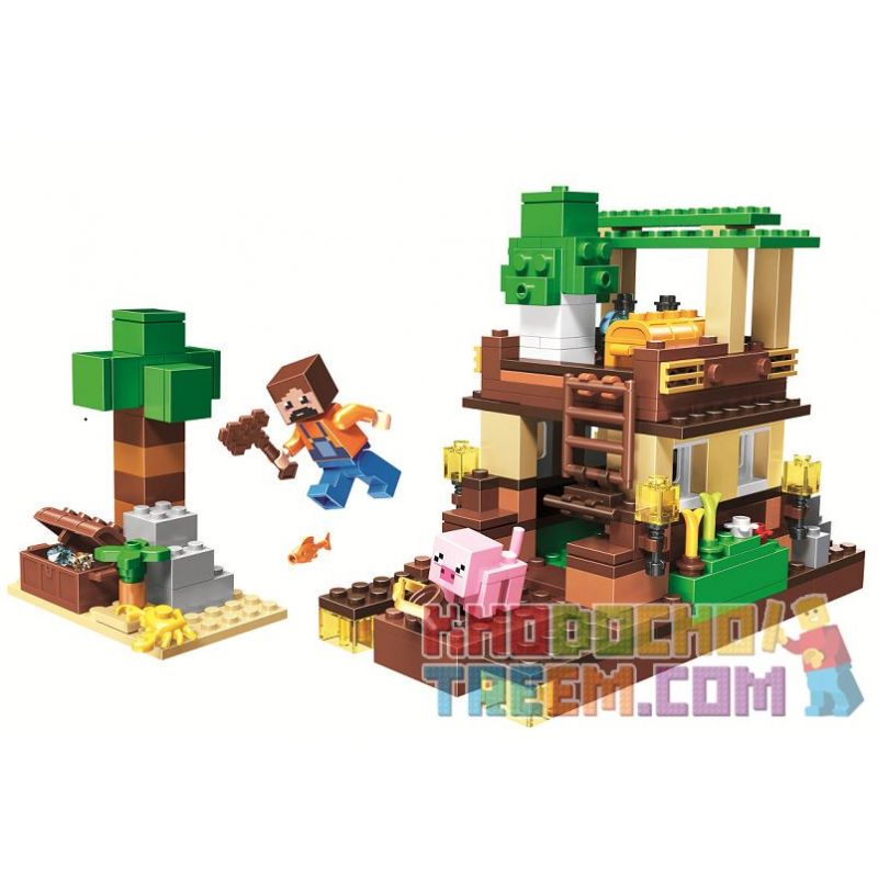 Bela 11136 Lari 11136 Xếp hình kiểu Lego MINECRAFT Scenes Cảnh 248 khối Bela 11136 Lari 11136 Xếp hình kiểu Lego MINECRAFT Scenes Cảnh 248 khối