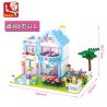 SLUBAN M38-B0535 B0535 0535 M38B0535 38-B0535 non  BIỆT THỰ VƯỜN bộ đồ chơi xếp lắp ráp ghép mô hình  Các Bạn Gái
